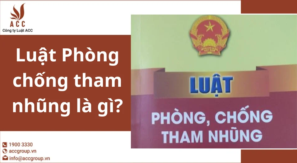 Luật Phòng chống tham nhũng là gì?