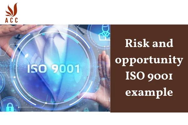 Risk and opportunity ISO 9001 example