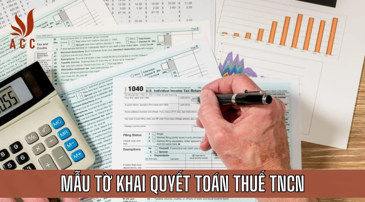 Mẫu tờ khai quyết toán thuế tncn