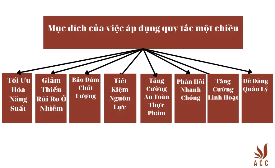 Mục đích của việc áp dụng quy tắc một chiều