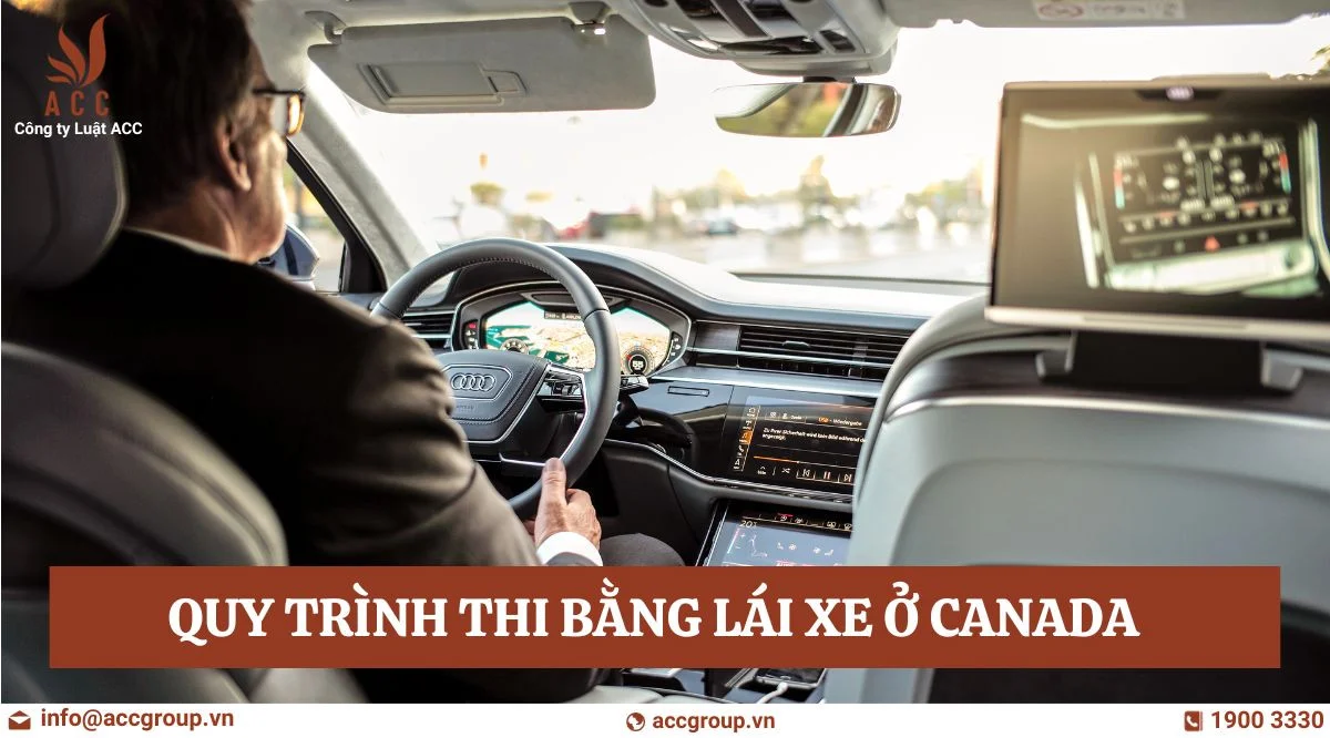 Quy trình thi bằng lái xe ở Canada