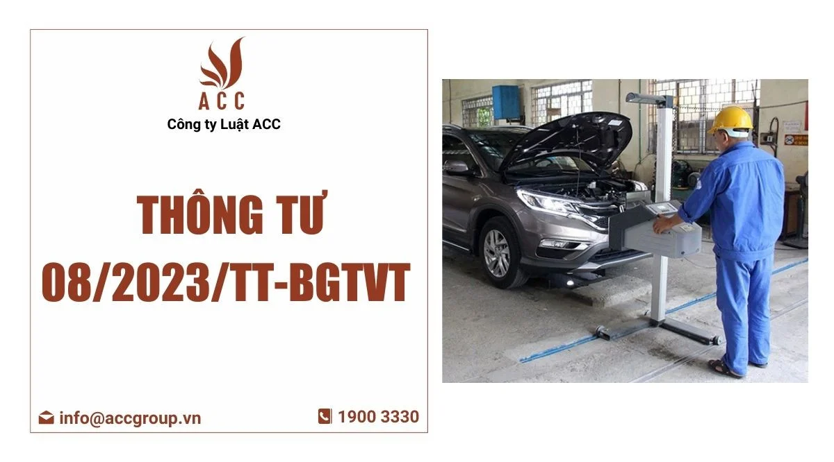 thông tư 08/2023 về đăng kiểm