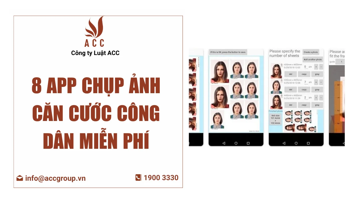 8 app chụp ảnh căn cước công dân miễn phí