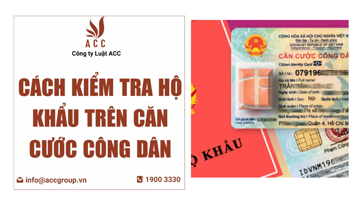 cách kiểm tra hộ khẩu trên căn cước công dân