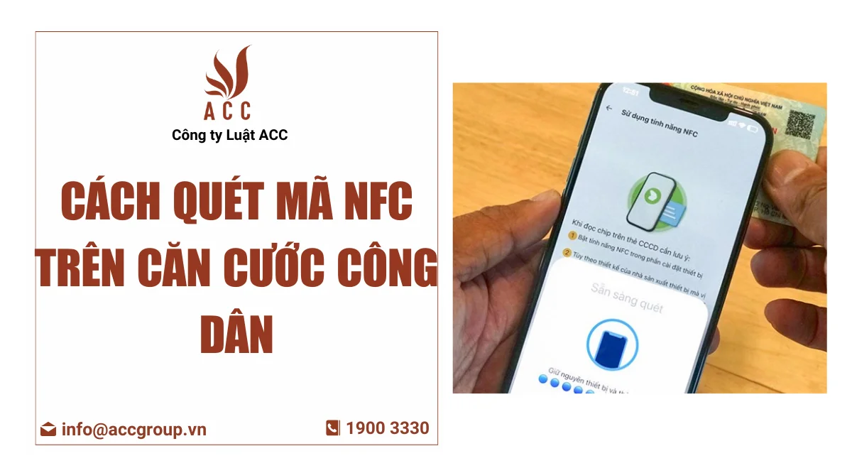 cách quét mã nfc trên căn cước công dân