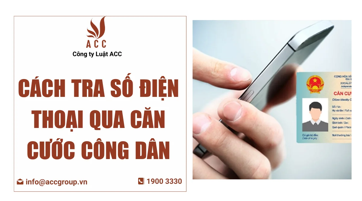 Cách tra số điện thoại qua căn cước công dân