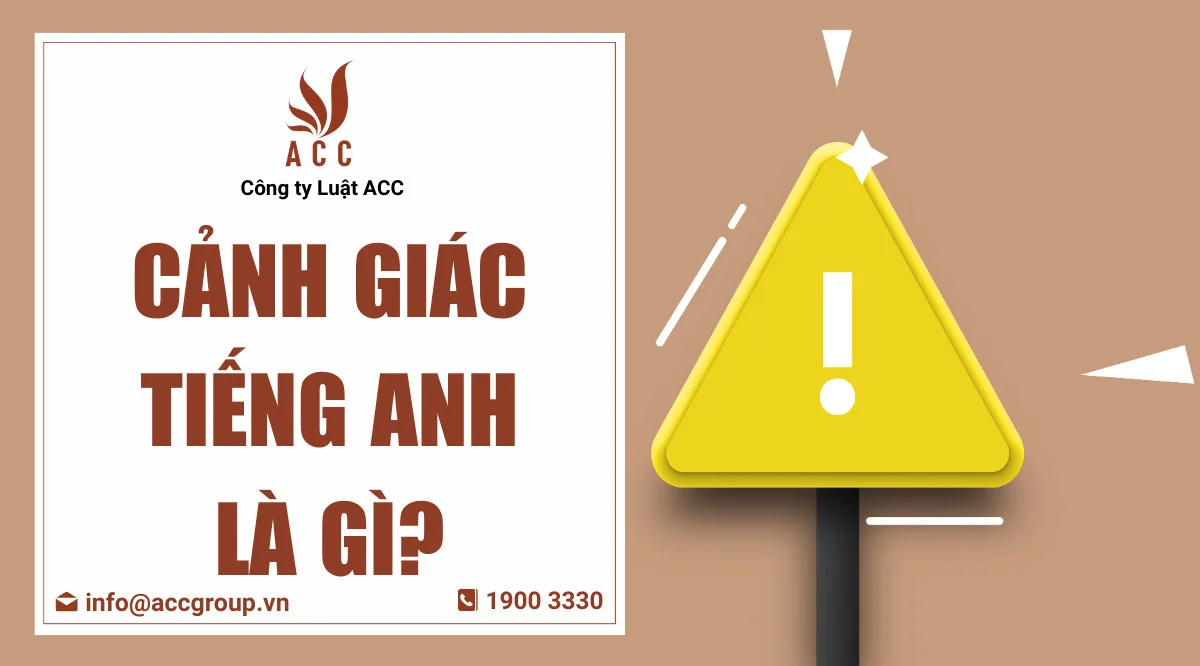 Cảnh giác tiếng Anh là gì?