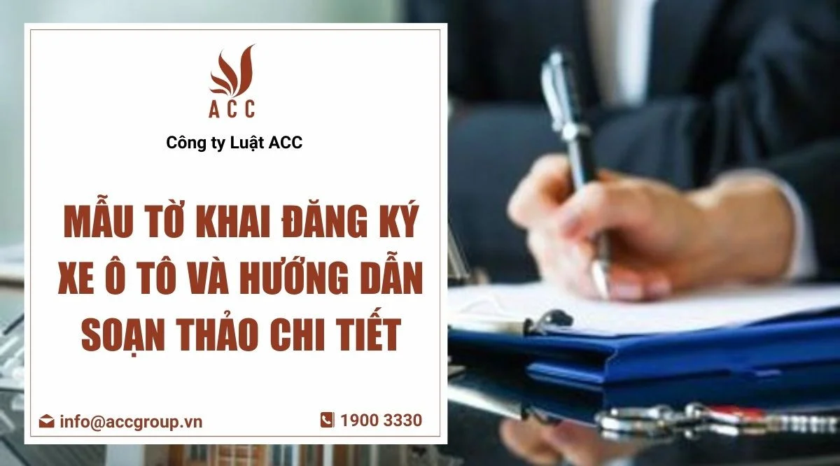 giấy khai đăng ký xe ô tô cũ