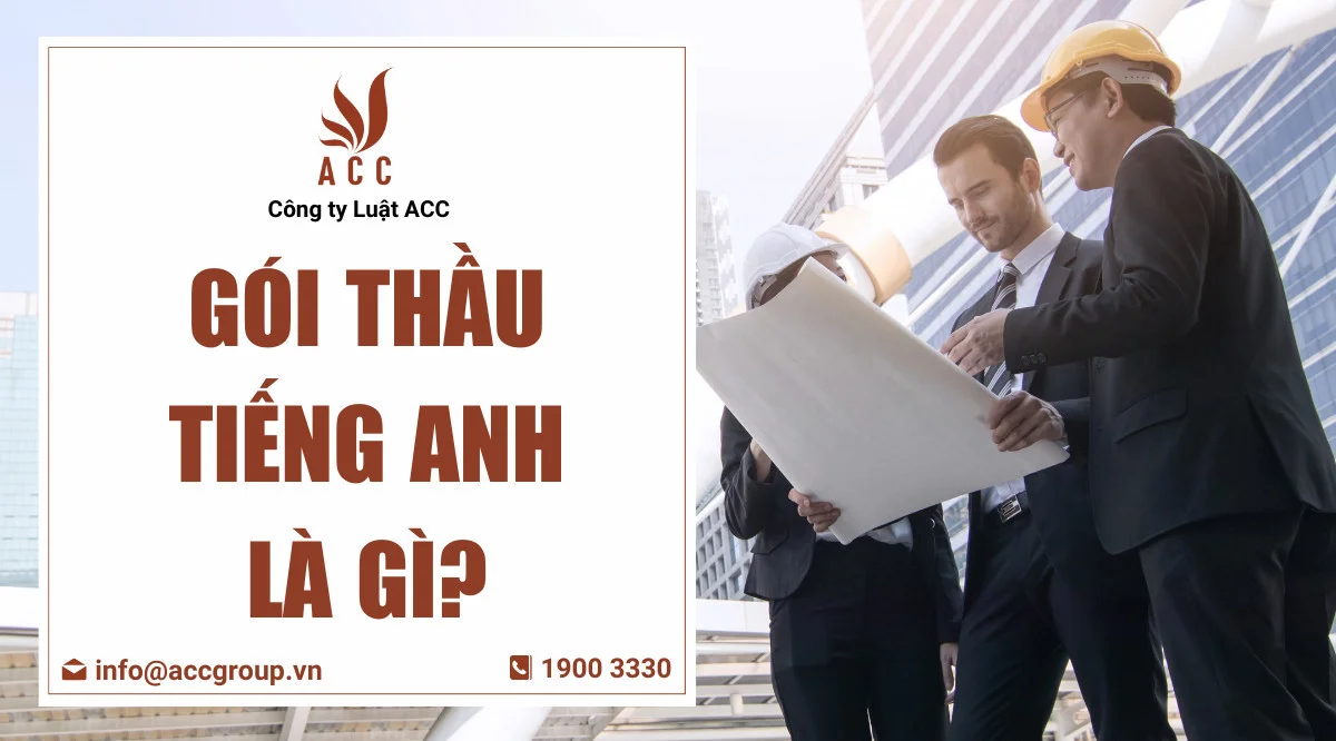 Gói thầu tiếng Anh là gì?