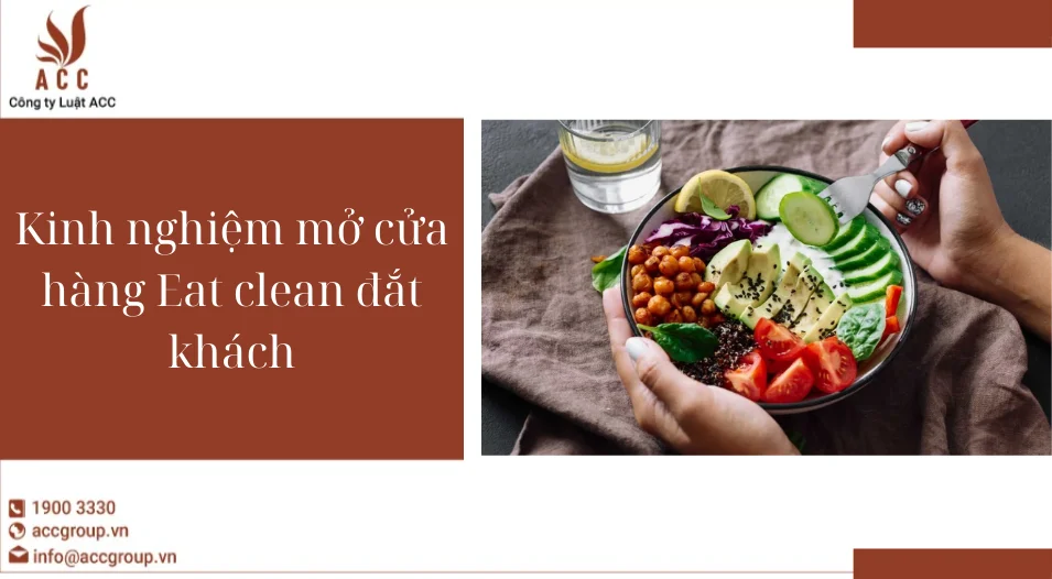 Kinh nghiệm mở cửa hàng Eat clean đắt khách