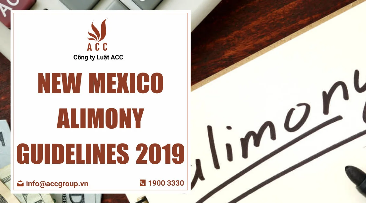 New Mexico Alimony Guidelines 2019