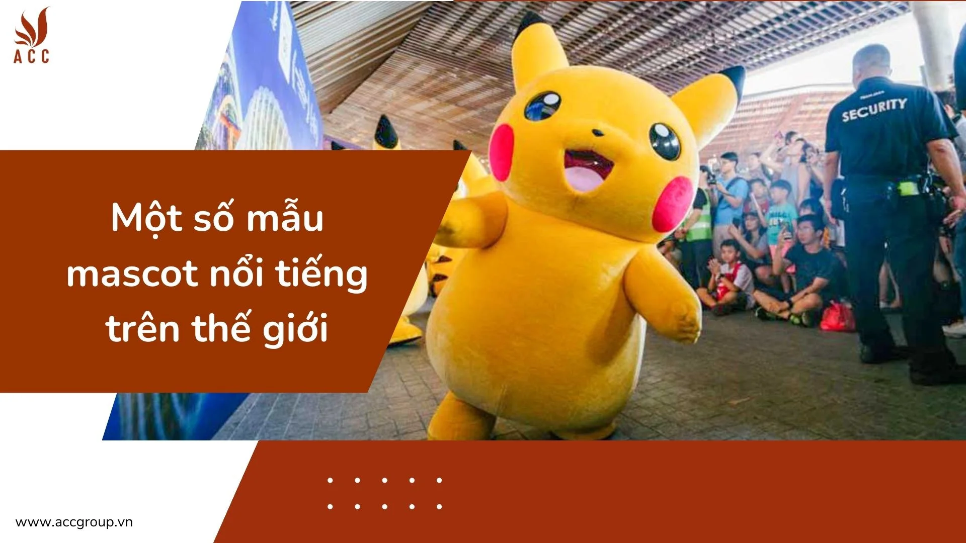 Một số mẫu mascot nổi tiếng trên thế giới