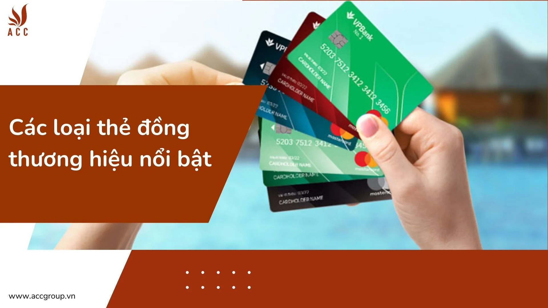 Các loại thẻ đồng thương hiệu nổi bật