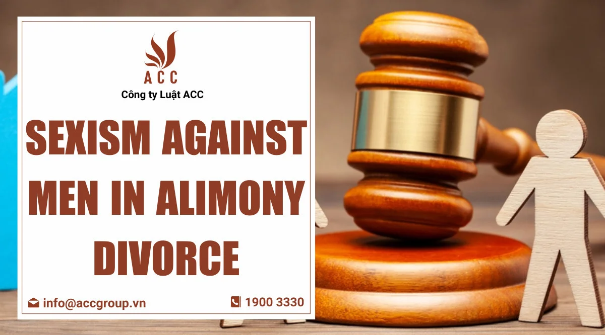 Sexism Against Men in Alimony Divorce