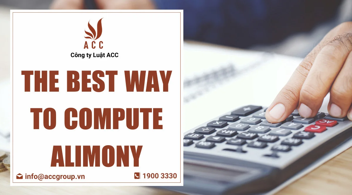 The best way to compute Alimony