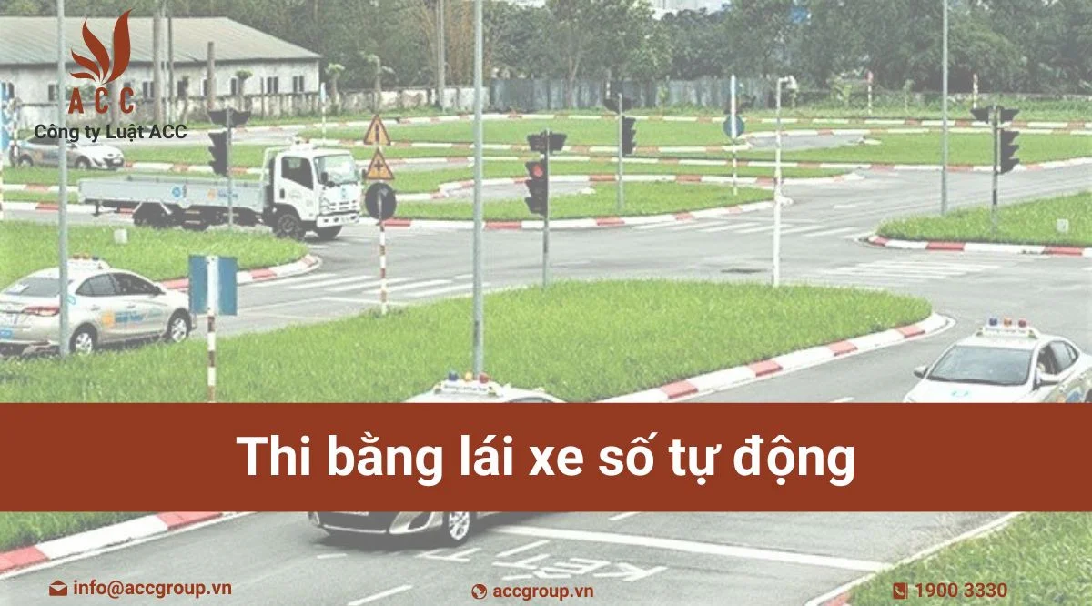 Thi bằng lái xe số tự động