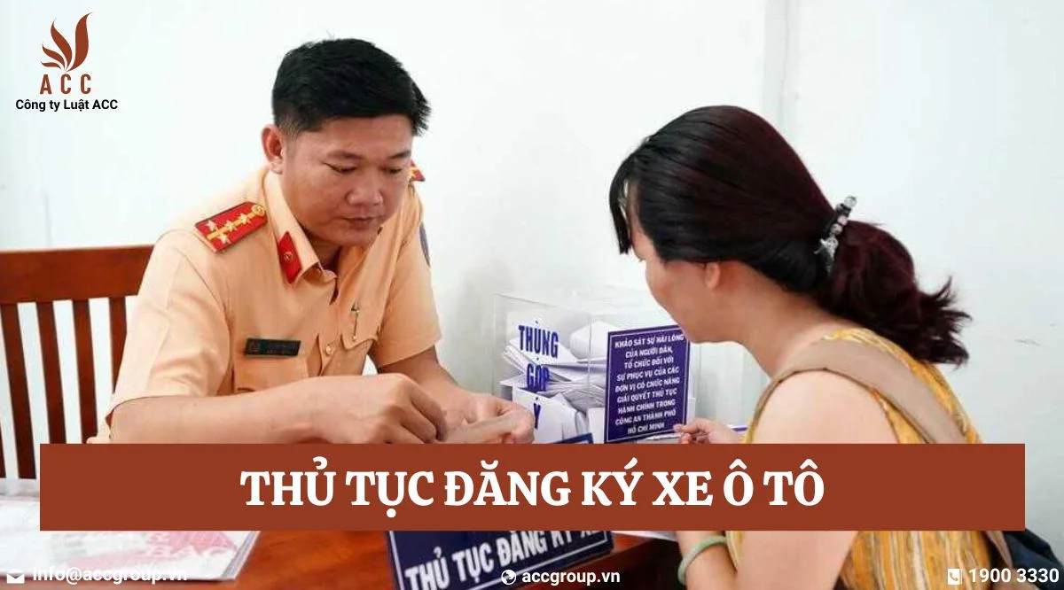 Thủ tục đăng ký xe ô tô