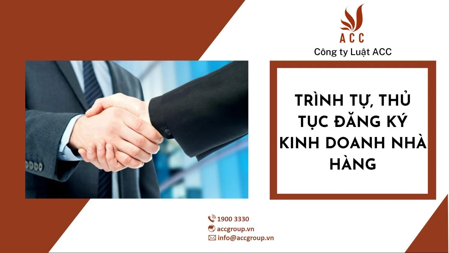 Trình tự, thủ tục đăng ký kinh doanh nhà hàng