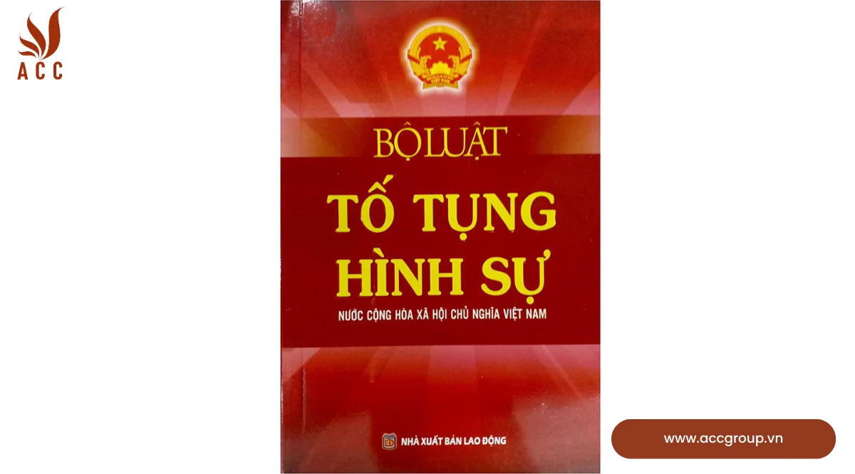 Bộ luật tố tụng hình sự hiện hành