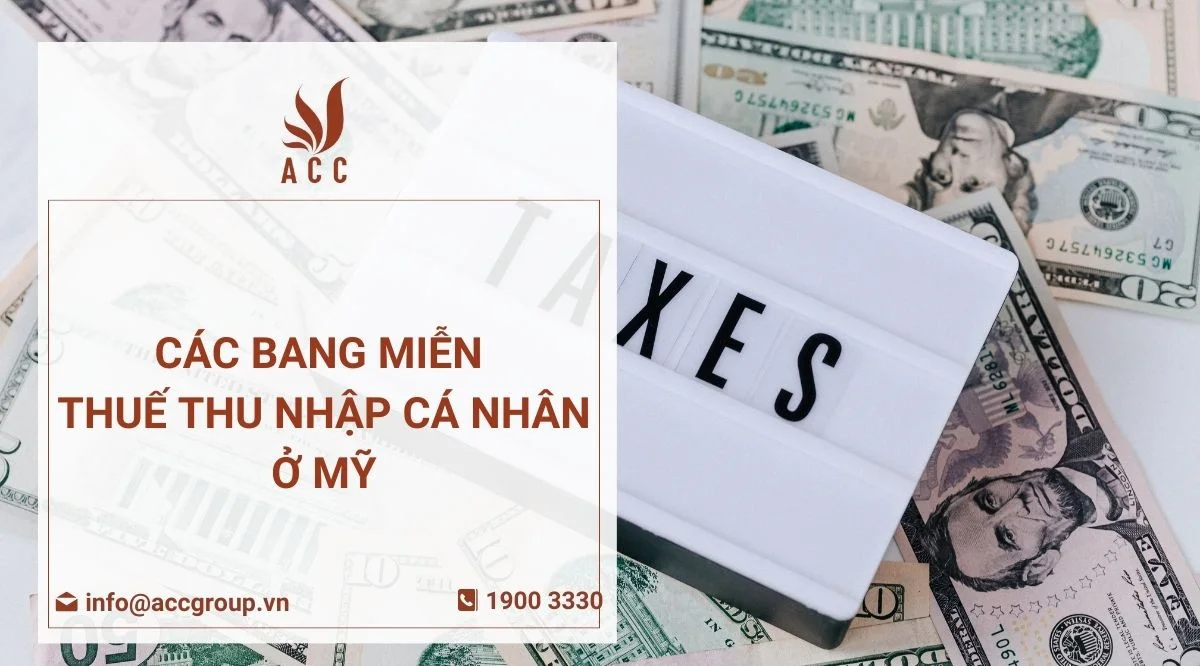 Các bang miễn thuế thu nhập cá nhân ở mỹ