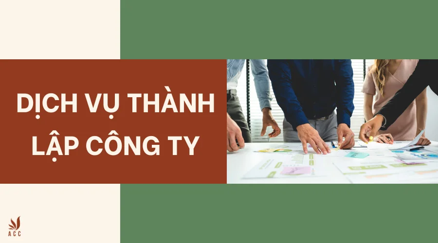 Dịch vụ thành lập công ty
