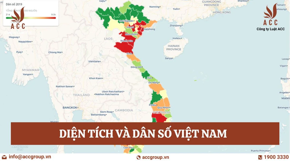 Diện tích và dân số Việt Nam