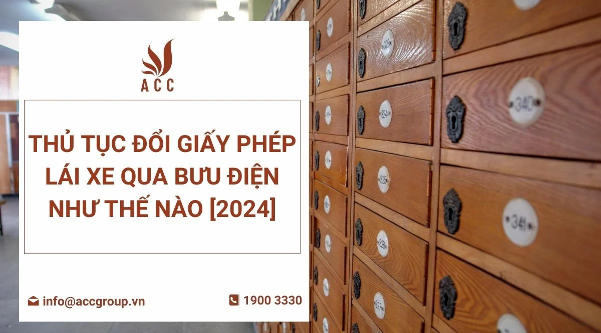 Thủ tục đổi giấy phép lái xe qua bưu điện như thế nào [2024]