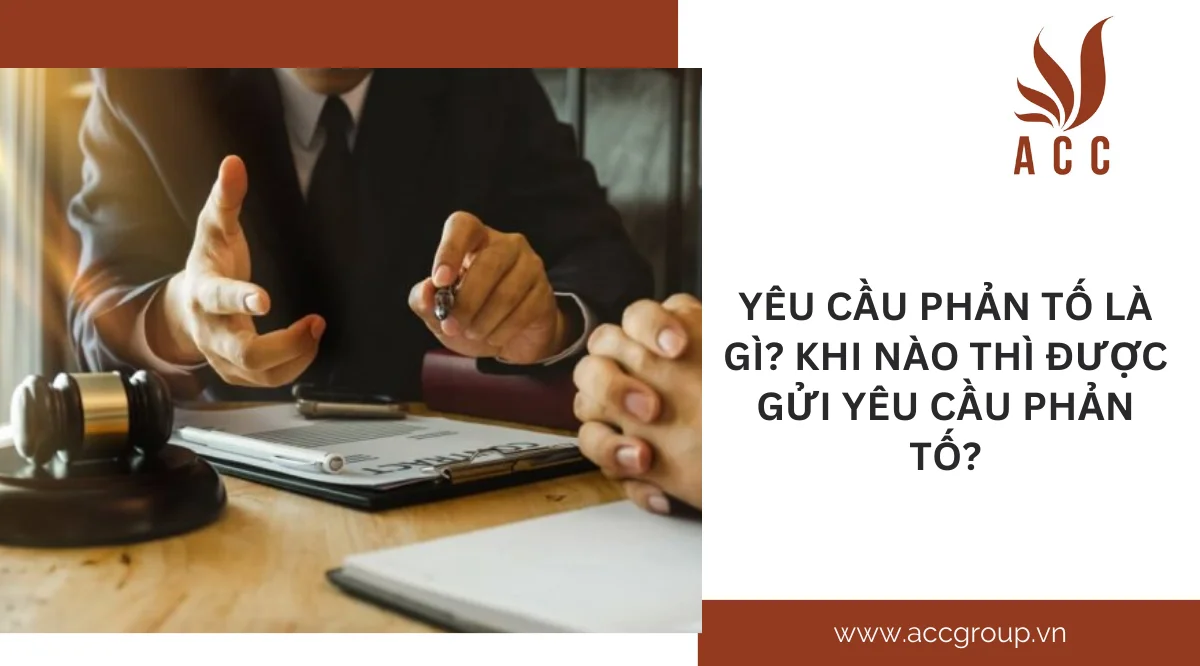 Yêu cầu phản tố là gì? Khi nào thì được gửi yêu cầu phản tố?