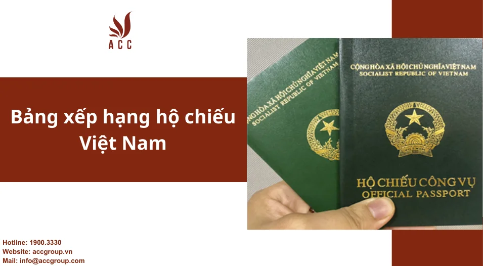 Bảng xếp hạng hộ chiếu Việt Nam
