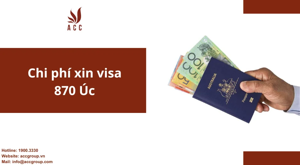 Chi phí xin visa 870 Úc