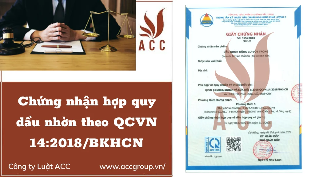 Chứng nhận hợp quy dầu nhờn theo QCVN 14:2018/BKHCN