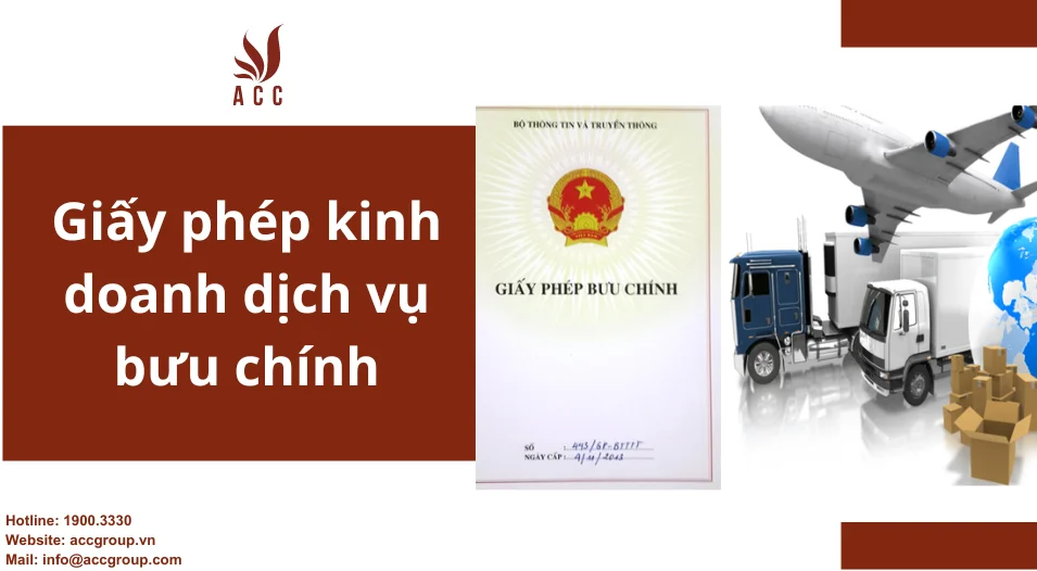 Giấy phép kinh doanh dịch vụ bưu chính