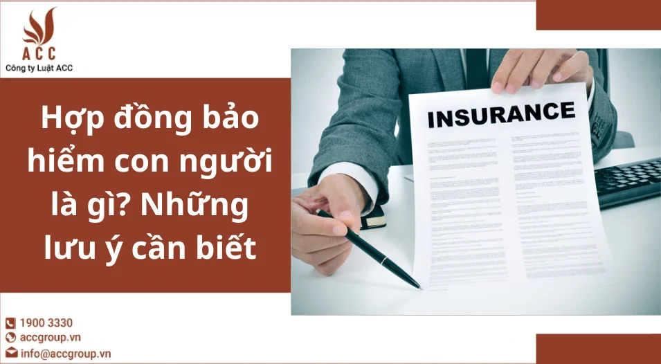 Hợp đồng bảo hiểm con người là gì? Những lưu ý cần biết