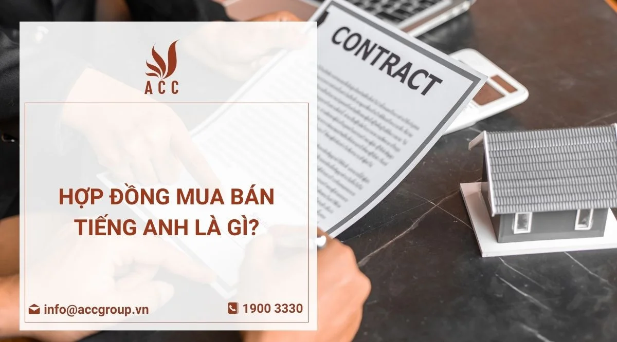 Hợp đồng mua bán tiếng anh là gì?