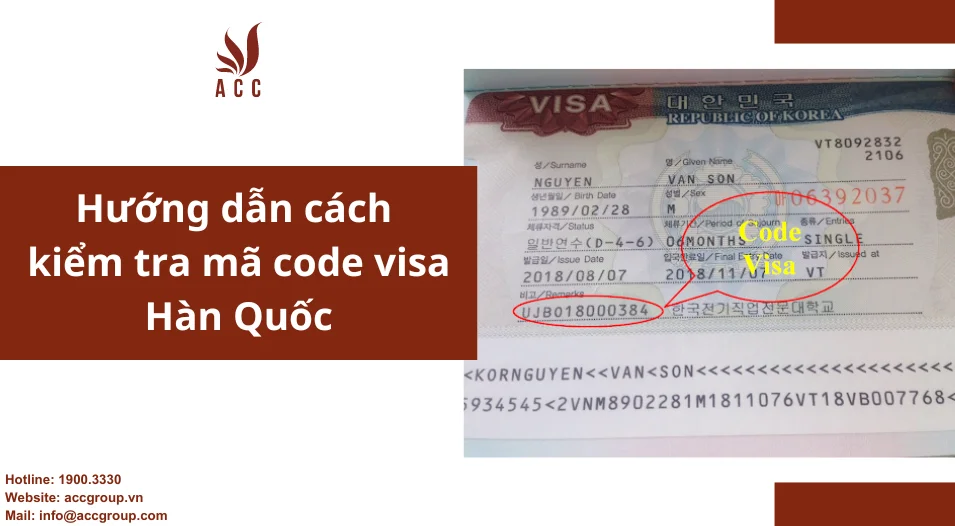 Hướng dẫn cách kiểm tra mã code visa Hàn Quốc