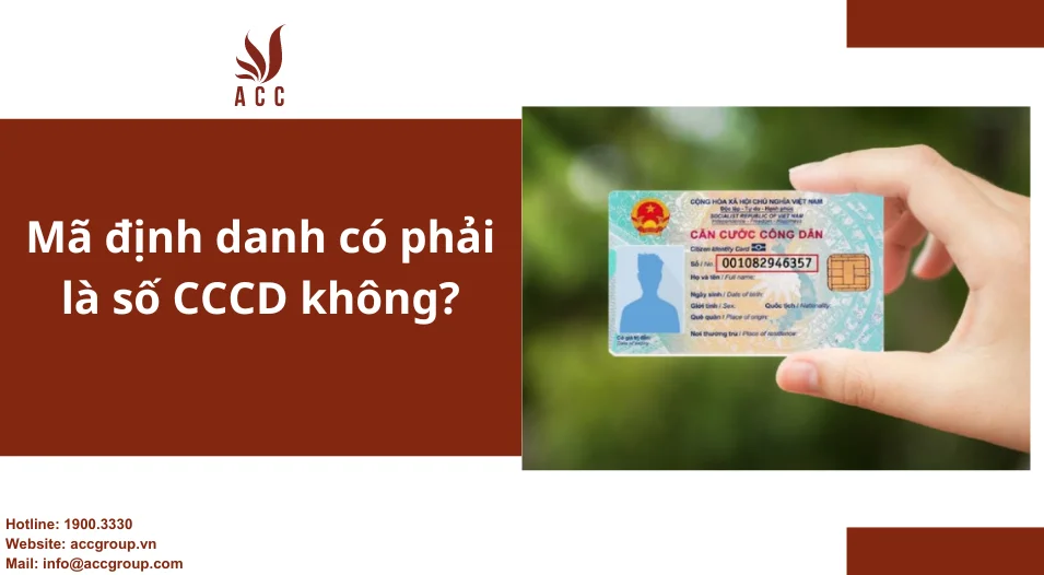 Mã định danh có phải là số CCCD không?