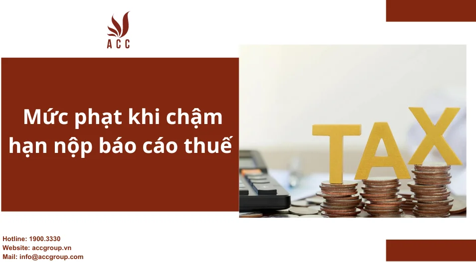 _Mức phạt khi chậm hạn nộp báo cáo thuế