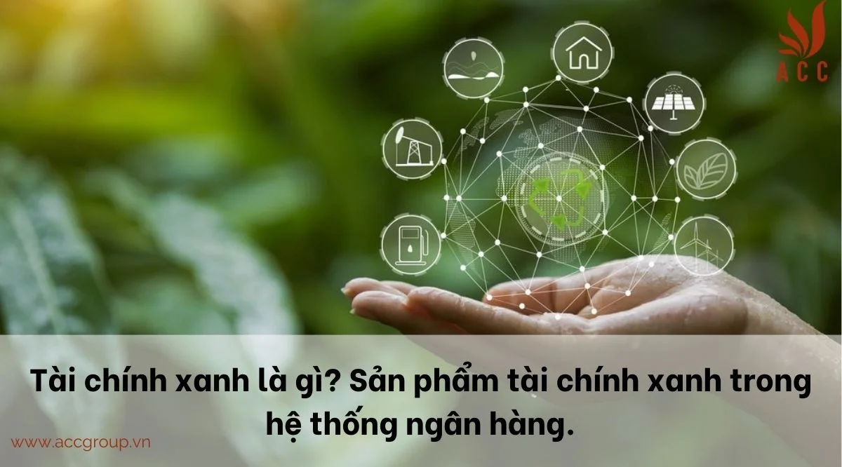 Tài chính xanh là gì? Sản phẩm tài chính xanh trong hệ thống ngân hàng.