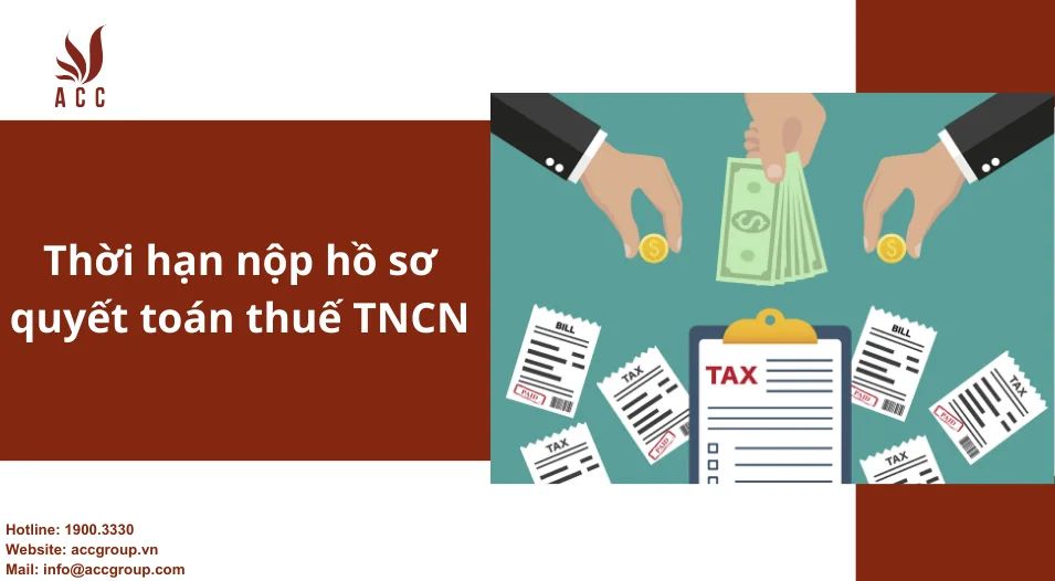 Thời hạn nộp hồ sơ khai quyết toán thuế TNCN