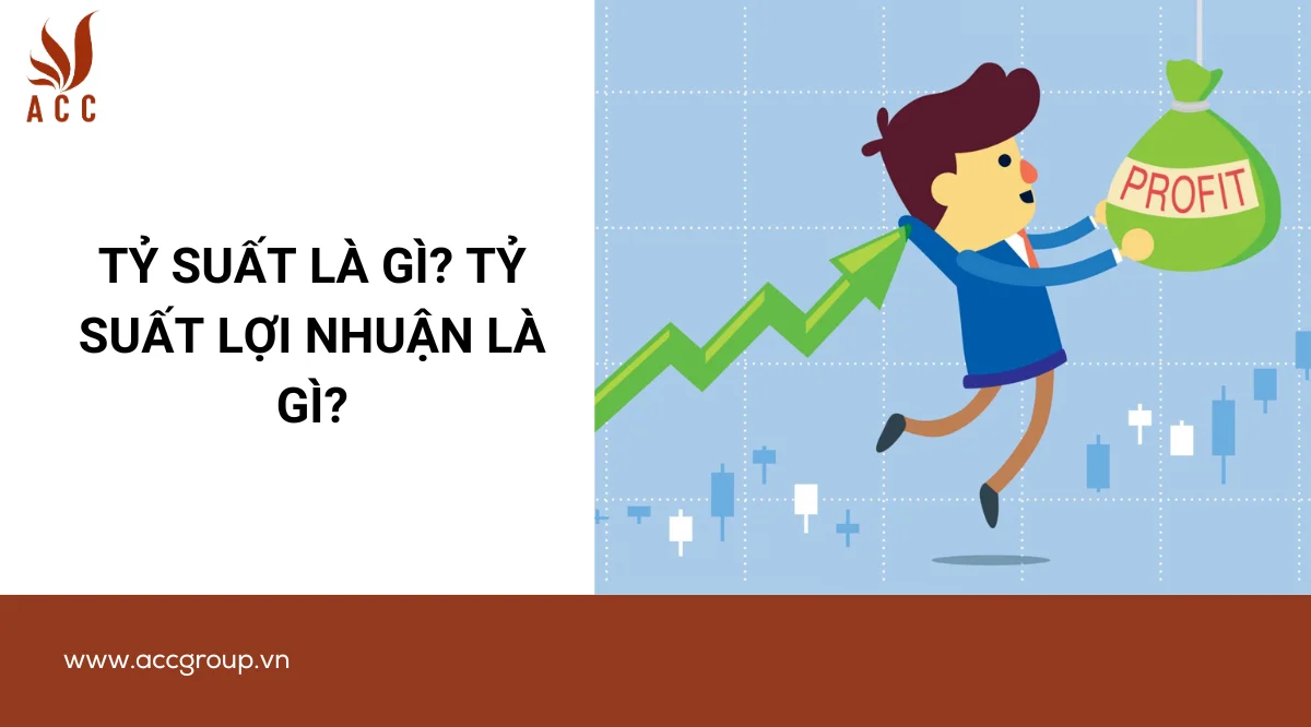 Tỷ suất là gì? Tỷ suất lợi nhuận là gì?