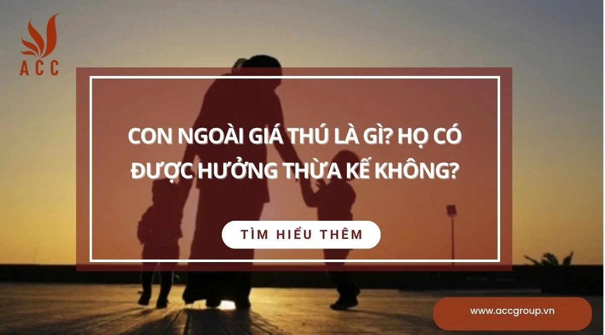 Con ngoài giá thú là gì? Họ có được hưởng thừa kế không?