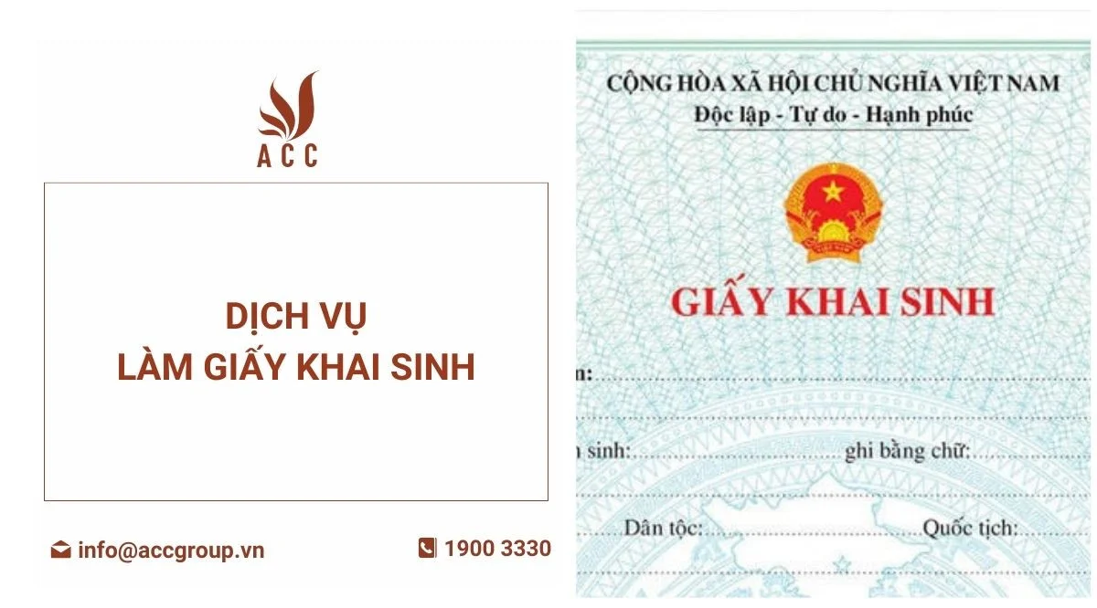 Dịch vụ làm giấy khai sinh