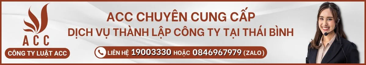 Dịch vụ thành lập công ty tại Thái Bình