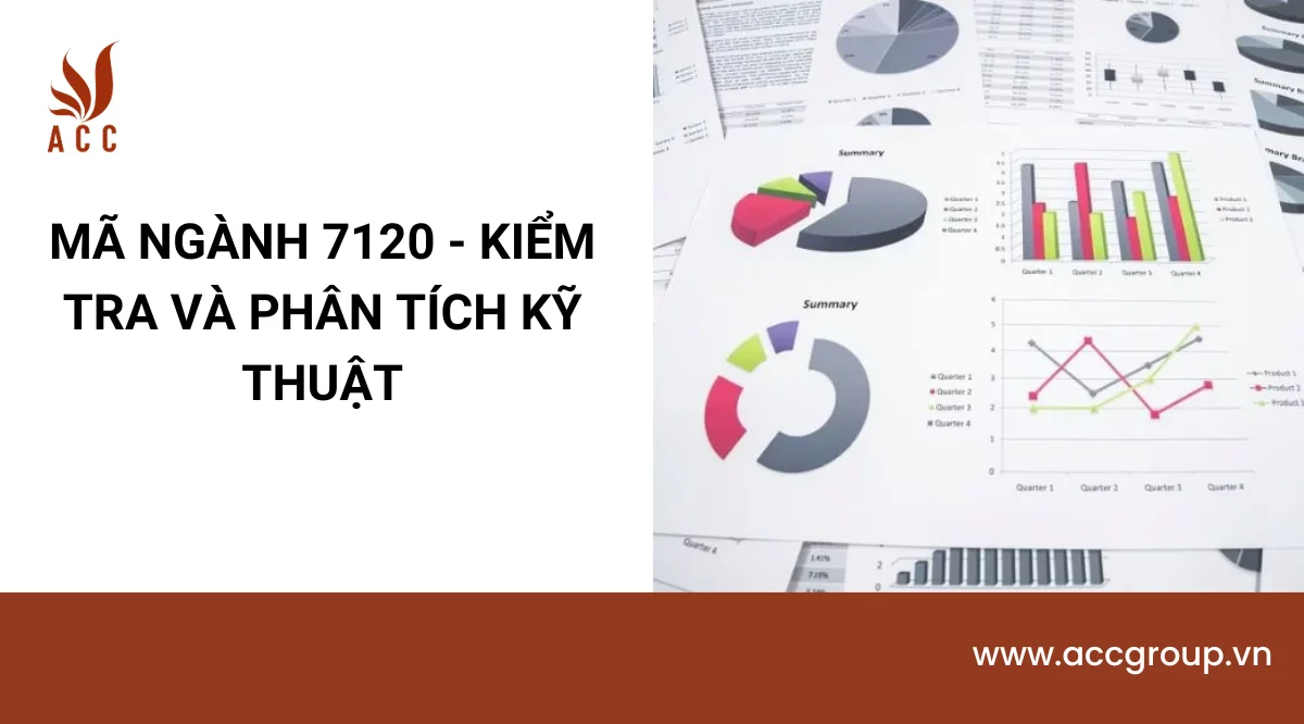 Mã ngành 7120 - Kiểm tra và phân tích kỹ thuật