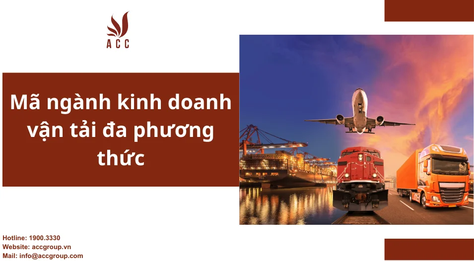 Mã ngành kinh doanh vận tải đa phương thức