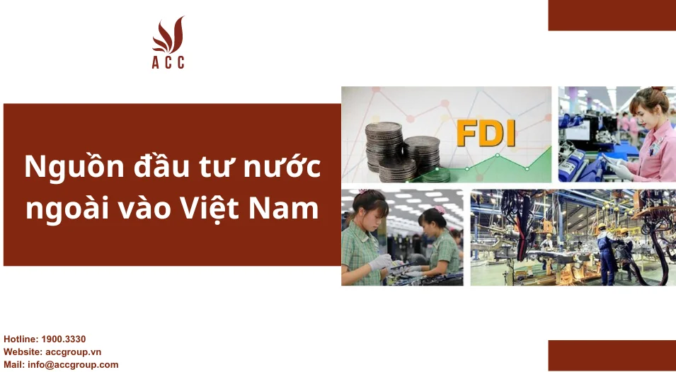 Nguồn đầu tư nước ngoài vào Việt Nam
