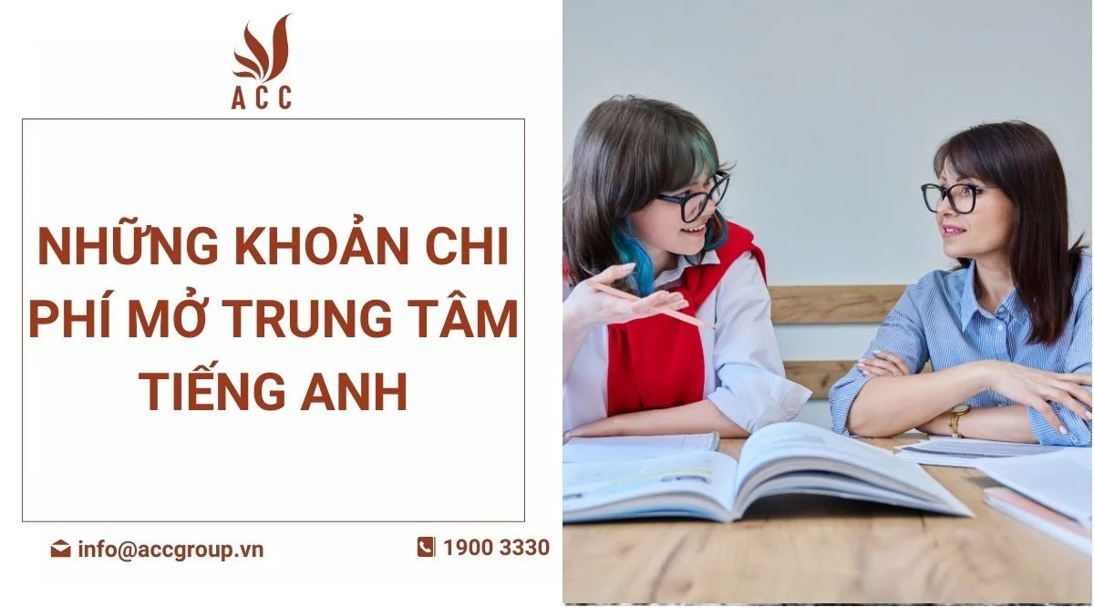 Những khoản chi phí mở trung tâm tiếng Anh