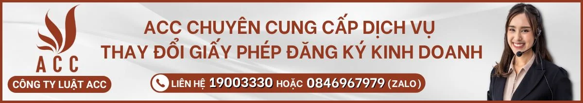 Dịch vụ thay đổi giấy phép đăng ký kinh doanh