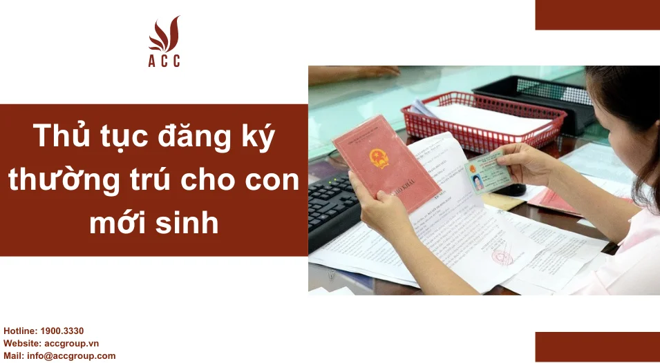 Thủ tục đăng ký thường trú cho con mới sinh