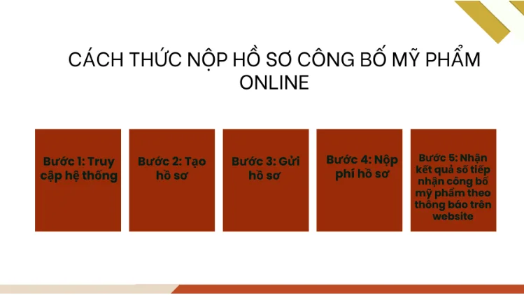 Cách thức nộp hồ sơ công bố mỹ phẩm online